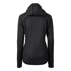 Baltimore Ravens Cutter & Buck Women's Helmet Logo Mainsail Sweater-Knit Full-Zip Hoodie Charcoal | NFL