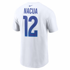 Puka Nacua Los Angeles Rams Player Name & Number T-Shirt White | Nike for Sale