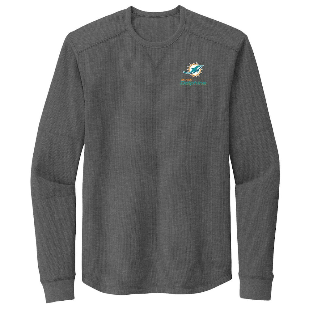 Miami Dolphins Dunbrooke Cavalier Thermal Long Sleeve T-Shirt Heather Gray | NFL