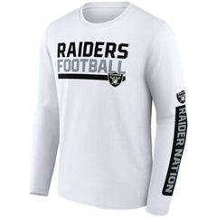 Las Vegas Raiders Two-Pack 2023 Schedule T-Shirt Combo Set Black/White | Fanatics