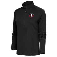 Minnesota Twins Antigua Women's Tribute Half-Zip Pullover Top - MLB