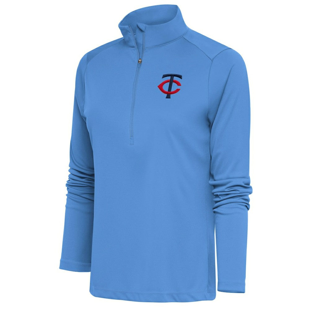 Minnesota Twins Antigua Women's Tribute Half-Zip Pullover Top - MLB