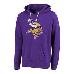 Justin Jefferson Minnesota Vikings Majestic Threads Name & Number Tri-Blend Pullover Hoodie Purple | NFL
