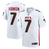 Bijan Robinson Atlanta Falcons Game Jersey White | Nike for Sale