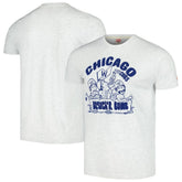 Chicago Cubs Homage Bleacher Bums Hyper Local Tri-Blend T-Shirt - MLB