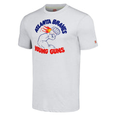 Atlanta Braves Homage Doodle Collection Young Guns Tri-Blend T-Shirt - MLB