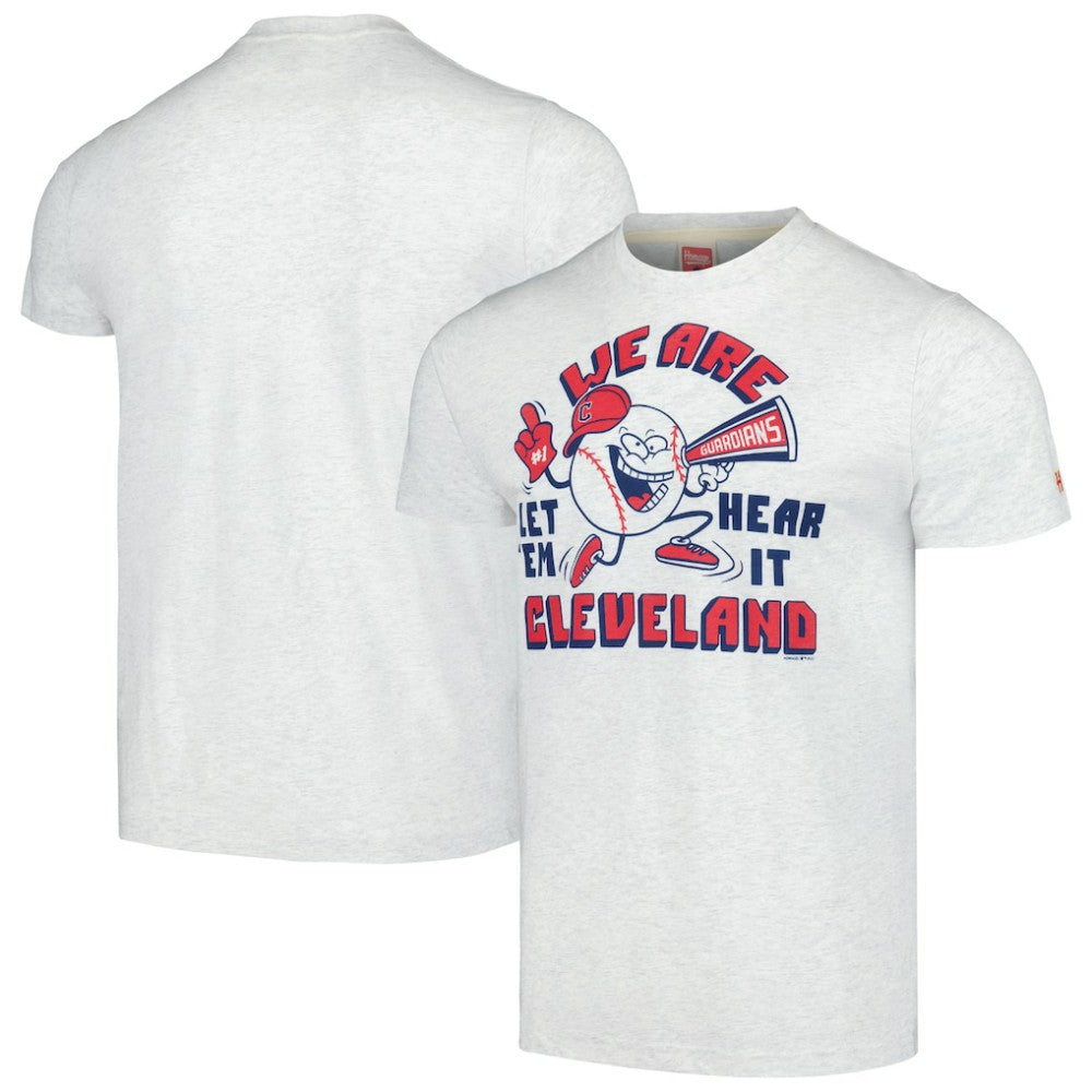 Cleveland Guardians Homage Doodle Collection We Are Cleveland Tri-Blend T-Shirt - MLB