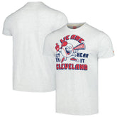 Cleveland Guardians Homage Doodle Collection We Are Cleveland Tri-Blend T-Shirt - MLB