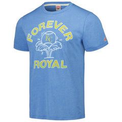 Kansas City Royals Homage Doodle Collection Forever Royal Tri-Blend T-Shirt - MLB