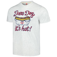 Minnesota Twins Homage Doodle Collection Dome Dog Tri-Blend T-Shirt - MLB