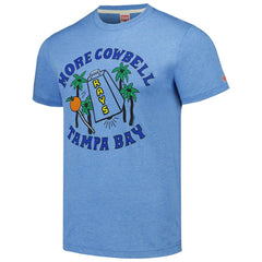 Tampa Bay Rays Homage Doodle Collection More Cowbell Tri-Blend T-Shirt - MLB
