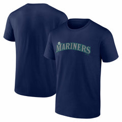 Seattle Mariners Logo Athletic Wordmark T-Shirt - MLB