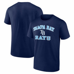 Tampa Bay Rays Logo Athletic Heart and Soul T-Shirt - MLB