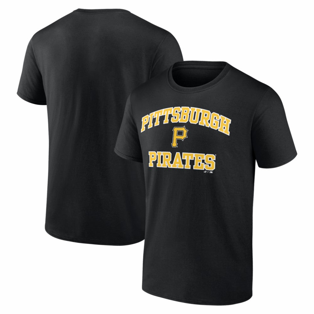 Pittsburgh Pirates Logo Athletic Heart and Soul T-Shirt - MLB