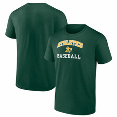 Athletics Logo Athletic Heart and Soul T-Shirt - MLB