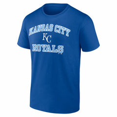 Kansas City Royals Logo Athletic Heart and Soul T-Shirt - MLB