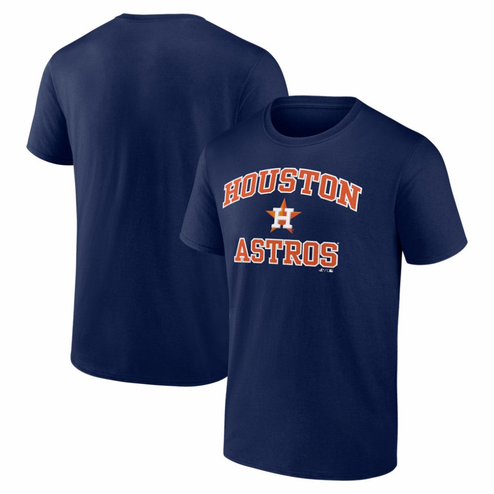 Houston Astros Logo Athletic Heart and Soul T-Shirt - MLB