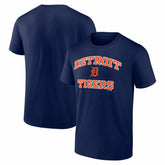 Detroit Tigers Logo Athletic Heart and Soul T-Shirt - MLB