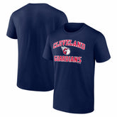 Cleveland Guardians Logo Athletic Heart and Soul T-Shirt - MLB