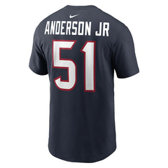 Will Anderson Jr. Houston Texans Player Name & Number T-Shirt Navy | Nike for Sale