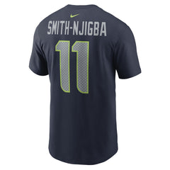 Jaxon Smith-Njigba Seattle Seahawks Player Name & Number T-Shirt Navy | Nike for Sale