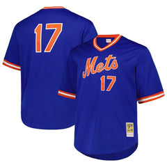Keith Hernandez New York Mets Mitchell & Ness 1986 Cooperstown Collection Mesh Pullover Jersey - MLB