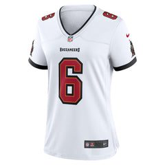 Baker Mayfield Tampa Bay Buccaneers Women's Away Game Jersey White | Nike for Sale