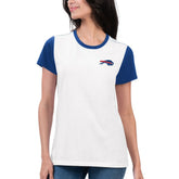 Buffalo Bills G-III 4Her by Carl Banks Women's Fashion Illustration T-Shirt White/Royal | NFL