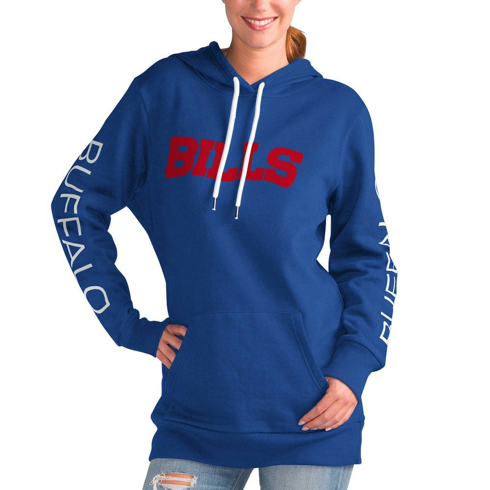 Buffalo Bills G-III 4Her by Carl Banks Women's Extra Inning Pullover Hoodie Royal | NFL