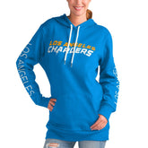 Los Angeles Chargers G-III 4Her by Carl Banks Women's Extra Inning Pullover Hoodie Powder Blue | NFL