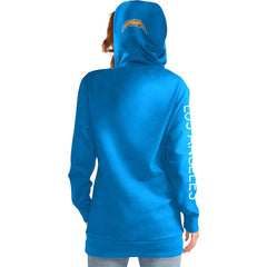 Los Angeles Chargers G-III 4Her by Carl Banks Women's Extra Inning Pullover Hoodie Powder Blue | NFL