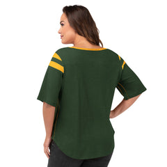 Green Bay Packers G-III 4Her by Carl Banks Women's Plus Size Linebacker T-Shirt Green | NFL