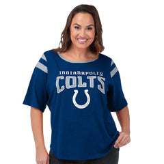 Indianapolis Colts G-III 4Her by Carl Banks Women's Plus Size Linebacker T-Shirt Royal | NFL