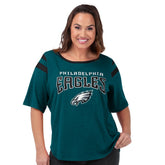 Philadelphia Eagles G-III 4Her by Carl Banks Women's Plus Size Linebacker T-Shirt Green | NFL