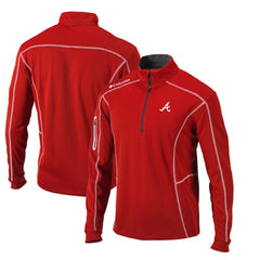 Atlanta Braves Columbia Omni-Wick Shotgun Quarter-Zip Pullover Top - MLB