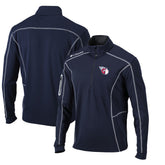 Cleveland Guardians Columbia Omni-Wick Shotgun Quarter-Zip Pullover Top - MLB