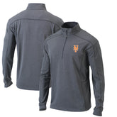 New York Mets Columbia Omni-Wick Shotgun Quarter-Zip Pullover Top - MLB