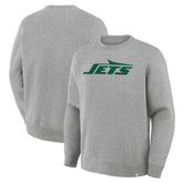 New York Jets Primary Logo Legacy Sweatshirt Heather Gray | Fanatics