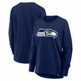 Seattle Seahawks Women's Essential Long Sleeve T-Shirt College Navy | Fanatics