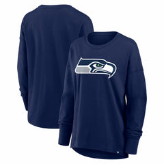 Seattle Seahawks Women's Essential Long Sleeve T-Shirt College Navy | Fanatics