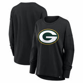 Green Bay Packers Women's Essential Long Sleeve T-Shirt Black | Fanatics