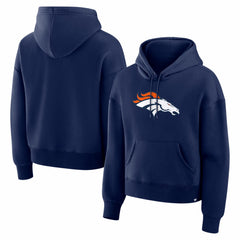 Denver Broncos Women's Essential Legacy Hoodie Navy | Fanatics