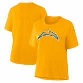 Los Angeles Chargers Women's Essential Legacy T-Shirt Gold | Fanatics