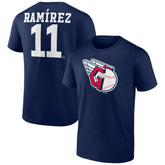 Jose Ramirez Cleveland Guardians Player Icon Name & Number T-Shirt - MLB