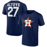 Jose Altuve Houston Astros Player Icon Name & Number T-Shirt - MLB
