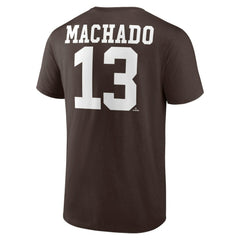 Manny Machado San Diego Padres Player Icon Name & Number T-Shirt - MLB