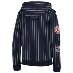Boston Red Sox New Era Women's Pinstripe Tri-Blend Full-Zip Jacket - MLB