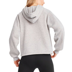 Cleveland Browns DKNY Sport Women's Debbie Dolman Raglan Pullover Hoodie Heather Gray | NFL
