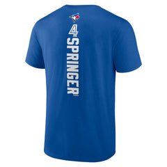 George Springer Toronto Blue Jays Playmaker Name & Number T-Shirt - MLB