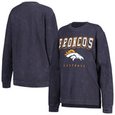 Denver Broncos G-III 4Her by Carl Banks Women's Comfy Cord Pullover Sweatshirt Navy | NFL